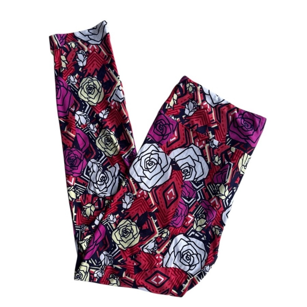 Brand new! LuLaRoe TC Floral Leggings with bright & eye-catching pattern.